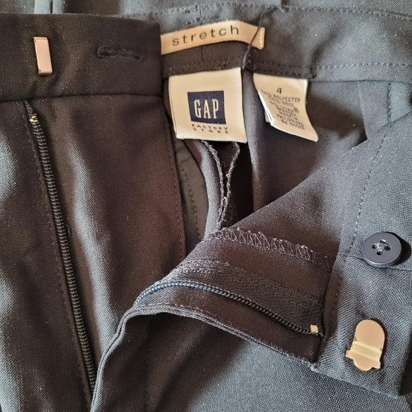 Gap Factory Stretch Pants Size 4 Blue Lightweight Trousers - Picture 4 of 4